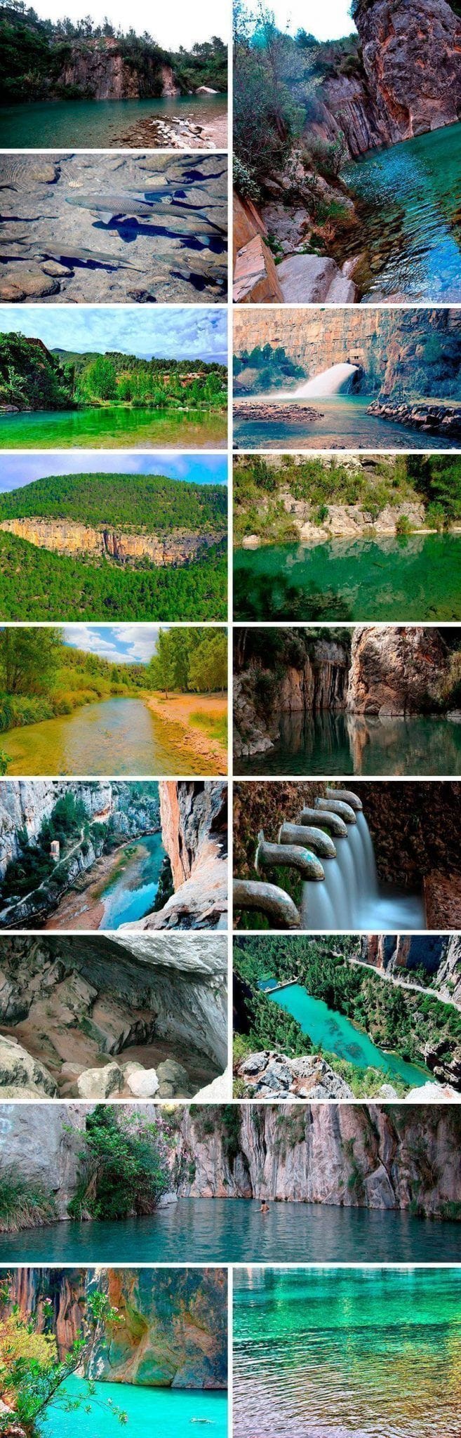 Cascadas, senderos y paisajes del río Mijares en Montanejos, excursión desde Valencia