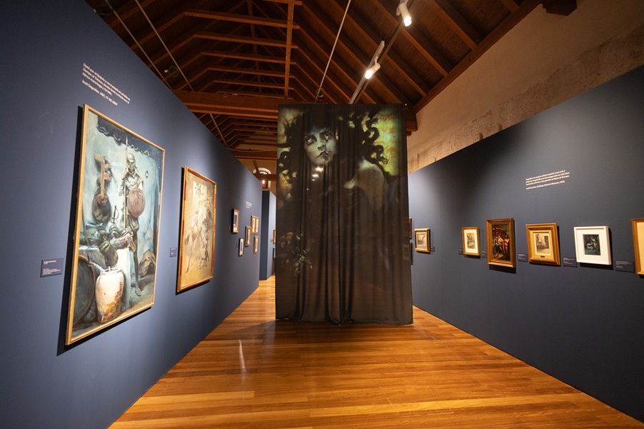 Obra de José Segrelles expuesta en la exposición del Centre del Carme de Valencia