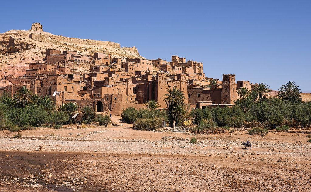 Ksar de Aït Ben Haddou, Patrimonio de la Humanidad, en la ruta hacia el desierto de Marruecos