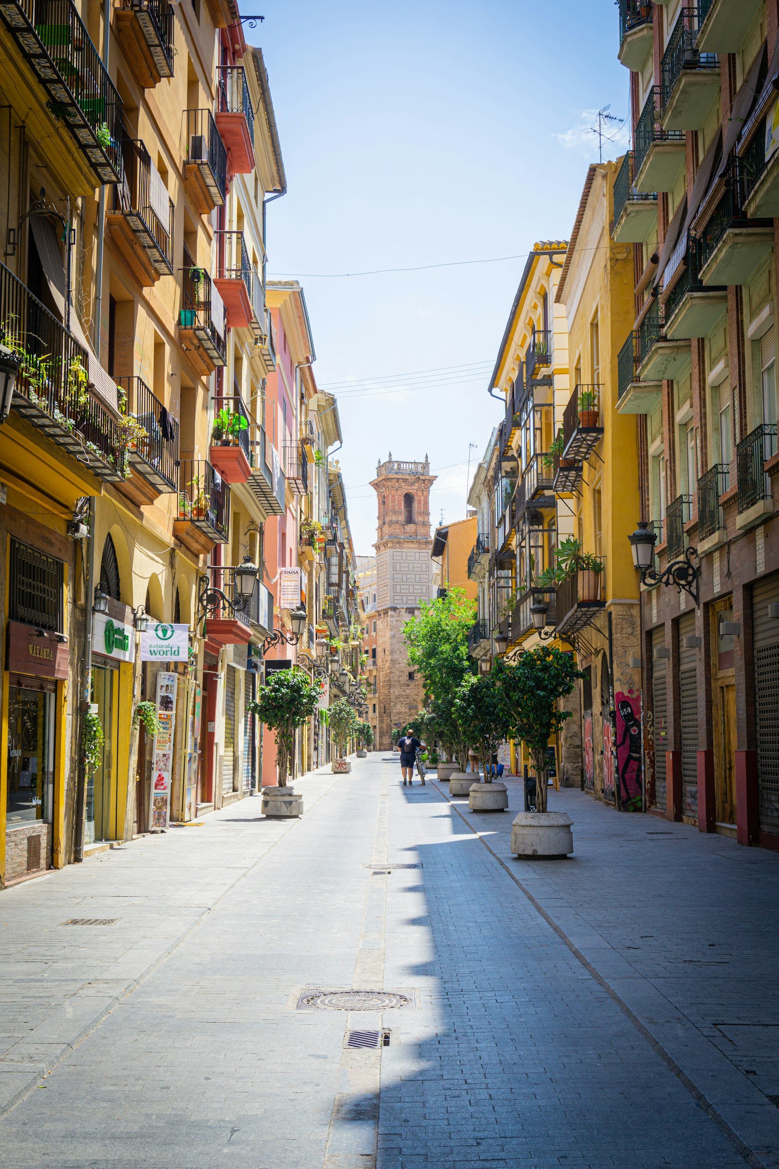 Calle del casco antiguo de Valencia, ciudad elegida por muchos expatriados