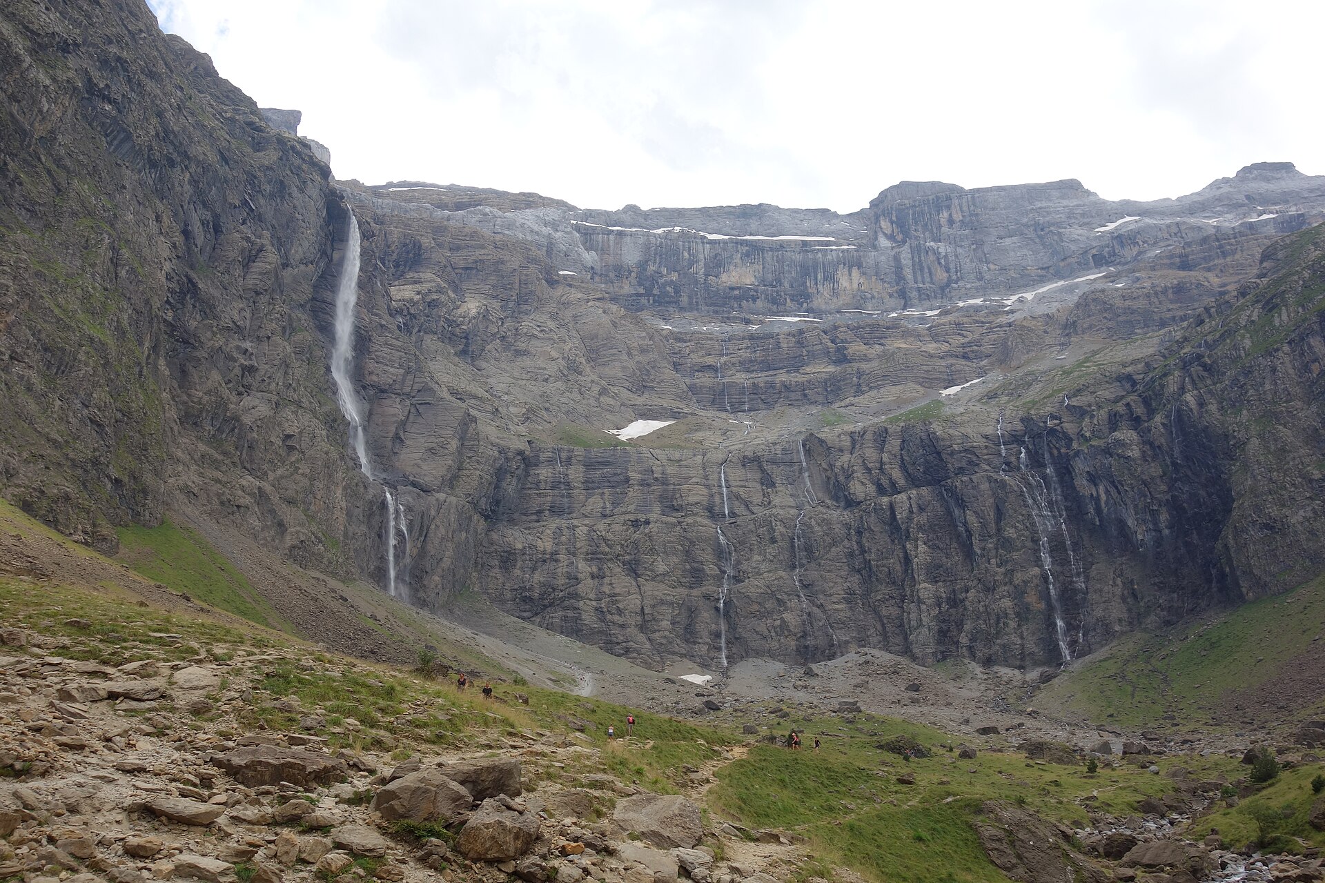 Grande Cascade de Gavarnie, the highest waterfall in mainland France