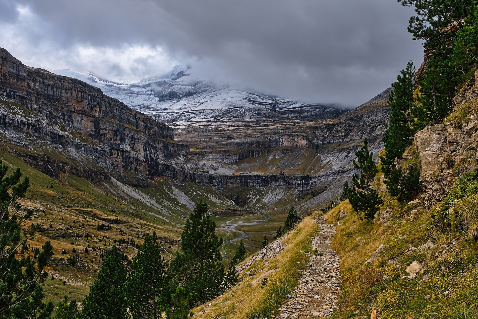 Ordesa valley in Ordesa y Monte Perdido National Park